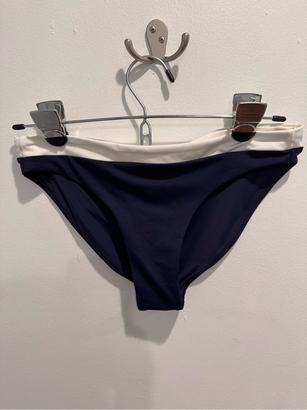 Vineyard Vines Navy Blue Bikini Bottom with White Waistband